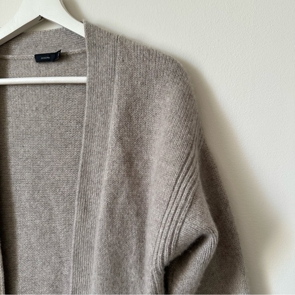 Joseph Cashmere Luxe Grey Cardigan Size Small - Picture 5 of 13